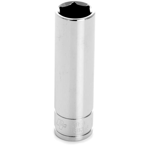 Perform Tool W38316 0.38 In. Drive 0.5 In. 6 Point Deep Well Socket