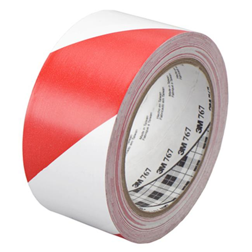 3M Company 767DC 2 in. X 36 yd. Red & White Safety Stripe