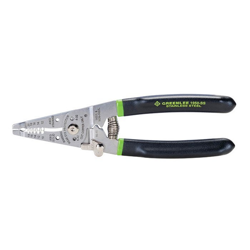 GREENLEE  332-1950-Ss 10 - 18 Awg Ss Wire Stripper Pro 1950-Ss