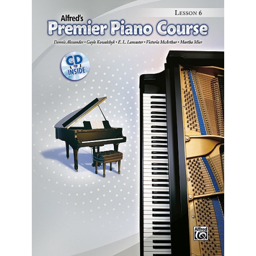 Alfred 00-34643 Premier Piano Course- Lesson Book 6 - Music Book