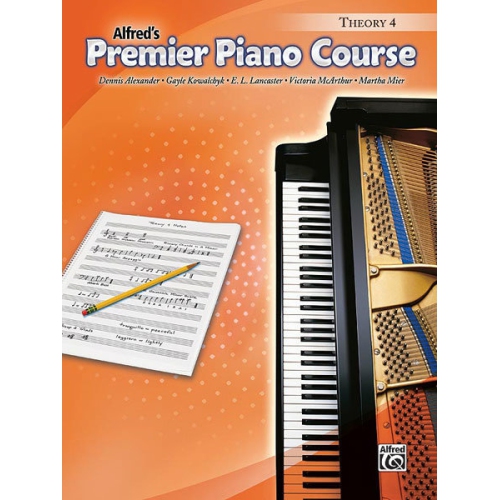 Alfred 00-30011 Premier Piano Course- Theory Book 4 - Music Book