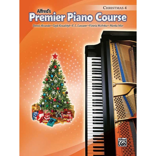 Alfred 00-32818 Premier Piano Course- Christmas Book 4 - Music Book