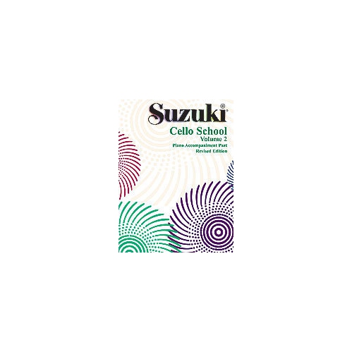 Alfred 00-0482S Suzuki Cello School Piano Acc.- Volume 2 - Music Book