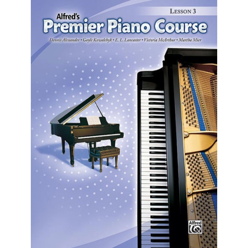 Alfred 00-27779 Premier Piano Course- Lesson Book 3 - Music Book