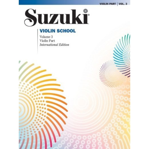 Alfred 00-0148S Suzuki Violin School Violin Part- Volume 3 - Music Book