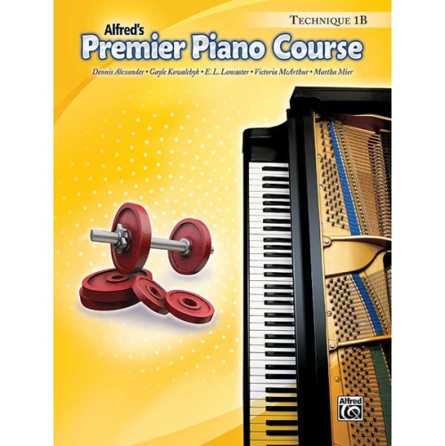 Alfred 00-27628 Premier Piano Course- Technique Book 1B - Music Book