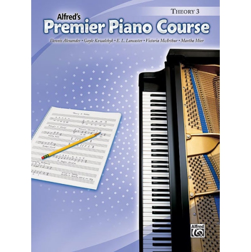 Alfred 00-28040 Premier Piano Course- Theory Book 3 - Music Book