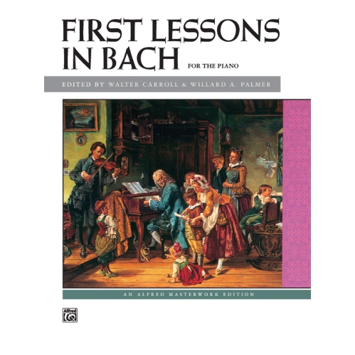 Alfred 00-498 premières leçons à Bach - Livre de musique