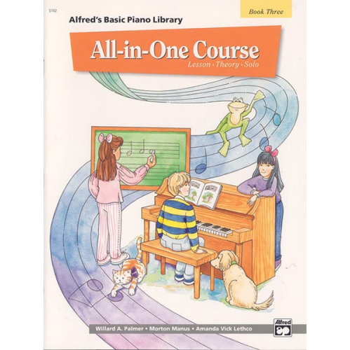 Alfred 00-5742 Basic All-in-One Course for Children- Book 3 - Music Book