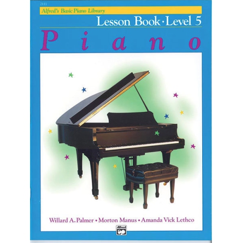 Alfred 00-2111 Basic Piano Course- Lesson Book 5 - Music Book