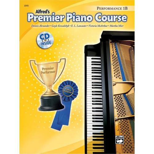 Alfred 00-22172 Premier Piano Course- Performance Book 1B - Music Book