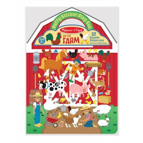MELISSAANDDOUG  Melissa And Doug 9408 Puffy Sticker - Farm