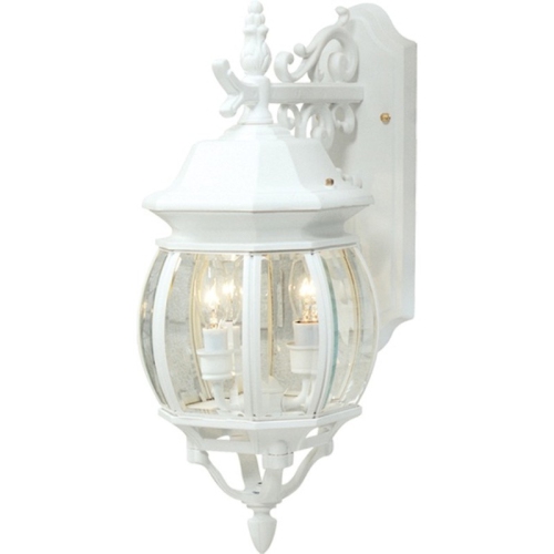 Artcraft Lighting AC8361WH Classico 8 in. x 19.5 in. 3 Light Outdoor Wall Lantern - White