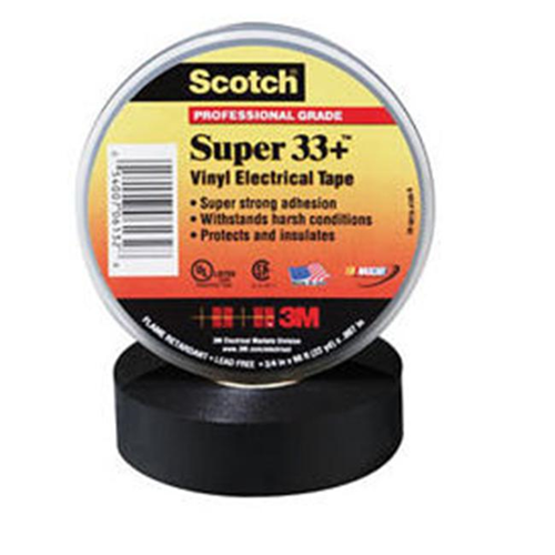 3M  33Super52Ft .75 X 52 Ft. Super 33 Plus Vinyl Electrical Tape