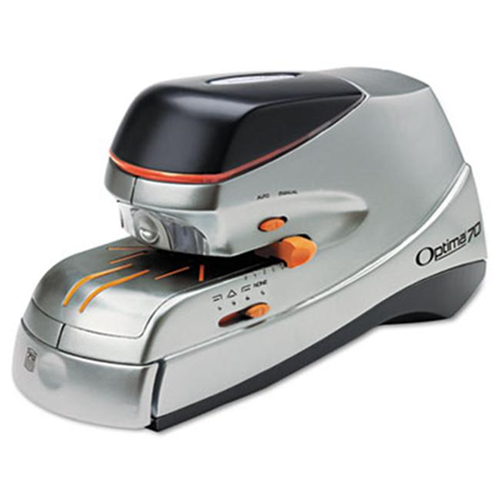 Swingline 48210 Optima Electric Stapler 70-Sheet Capacity Silver
