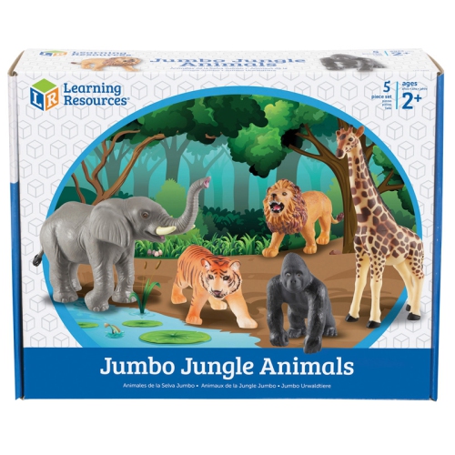 LEARNING RESOURCES  Ler0693 Jumbo Jungle Animals