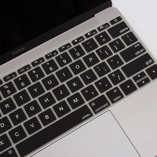 Protecteur de clavier JCPal VerSkin noir pour le 3e trimestre 2016 après le MacBook Pro de 13 po