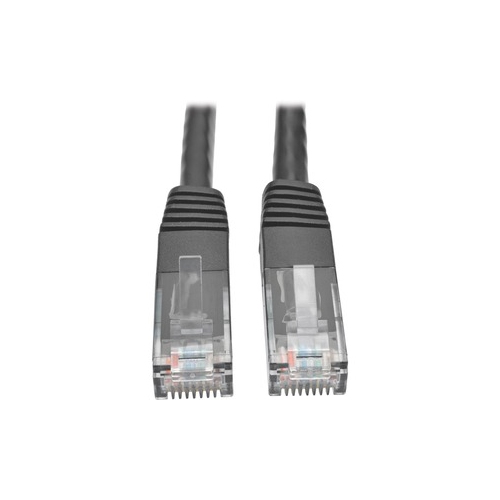 MOLDED PATCH RJ45 M/M 550MHZ BLACK 3