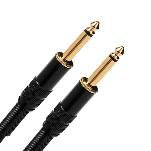 Monoprice 5498 15ft Premier Series 0.25 inch Male to Male Audio Cable Gold Plated