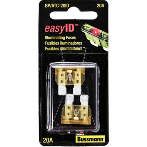 COOPER BUSSMANN  Bp-Atc-20Id 20 Amps Auto Fuse - 2 Pack