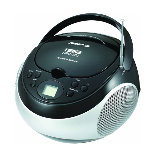Naxa NPB251BK Portable Cd Player With Am-fm Radio -black | Best Buy Canada