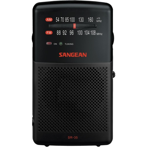 SANGEAN  Sr-35 Am/fm Analog Pocket Radio