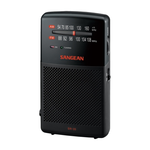 SANGEAN  Sr-35 Am/fm Analog Pocket Radio