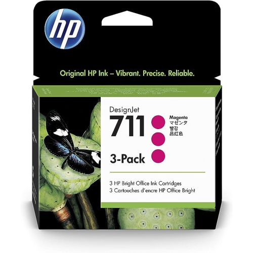 HP CZ135A HP 711 3-Pack 29-ml Cyan Ink