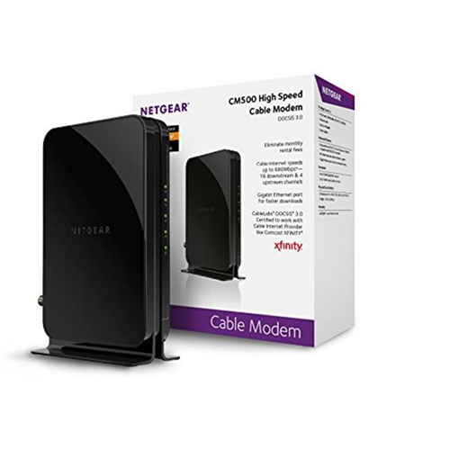 Netgear Cm500 100nas Cm500 Docsis 3 0 High Speed Cable Modem Best Buy Canada