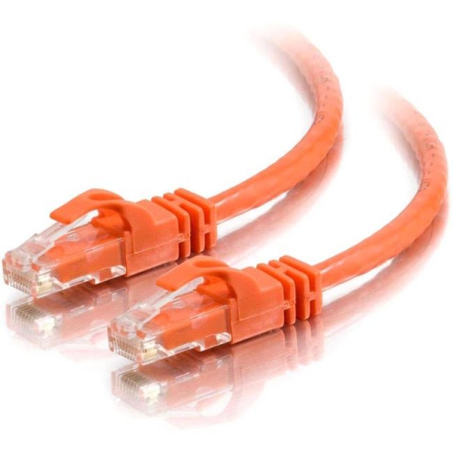 C2G-3ft Cat6 Snagless Crossover Unshielded Network Patch Cable - Orange