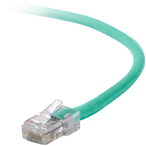 QVS CC712EX-14YW 14 ft 350MHz CAT5e Crossover Yellow Patch Cord