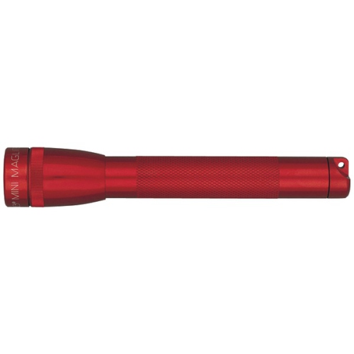 Maglite Magm2a03h Mini Maglite Aa Flashlight With Holster Red