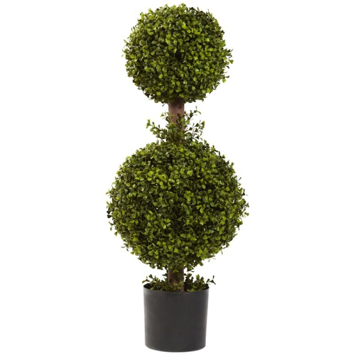 35" Double Boxwood Topiary