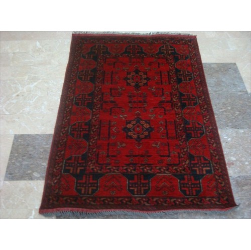 Afghan Khal Muhamadi Exclusive Designed Rectangle Area Rug Hand Knotted Wool Carpet'