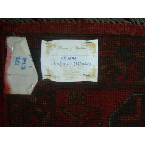 Afghan Khal Muhamadi Exclusive Designed Rectangle Area Rug Hand Knotted Wool Carpet'