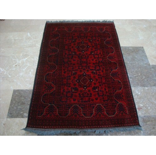 Afghan Khal Muhamadi Exclusive Designed Rectangle Area Rug Hand Knotted Wool Carpet'