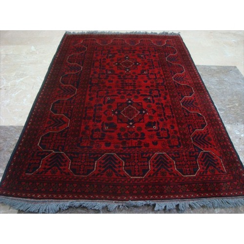 Afghan Khal Muhamadi Exclusive Designed Rectangle Area Rug Hand Knotted Wool Carpet'