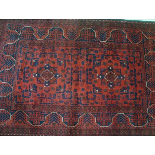 Afghan Khal Muhamadi Exclusive Designed Rectangle Area Rug Hand Knotted Wool Carpet'