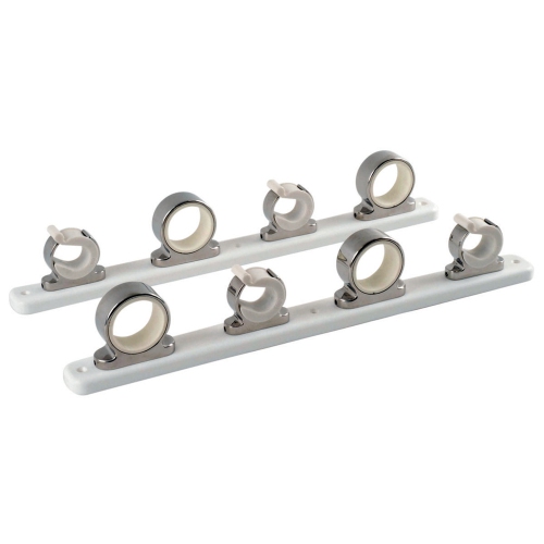 TACO Metals F16-2752-1 4-Rod Hanger with Poly Rack Polished & Stainless Steel