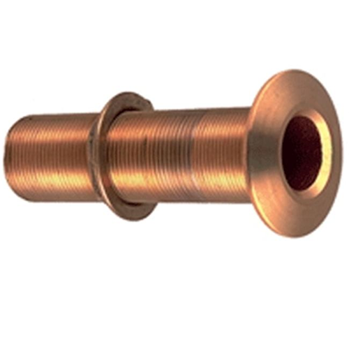 PERKO  0348Dp5Plb 3-4 .in Thru-Hull Fitting With Pipe Thread Bronze Extra Long - Max Hull 5 .in Thick