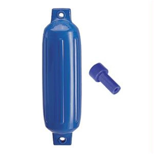 POLYFORM US  Polyform G - 4 Twin Eye Fender 6.5 X 23 - With Air Adaptor - G-4- In Blue