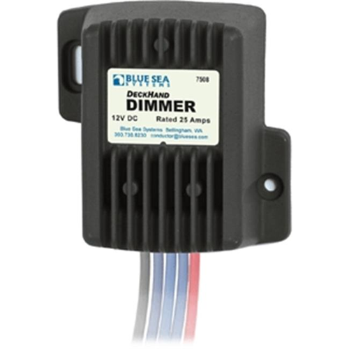 BLUE SEA SYSTEMS  Sea Systems 7508 Sea 7508 Deckhand Dimmer 25 Amp