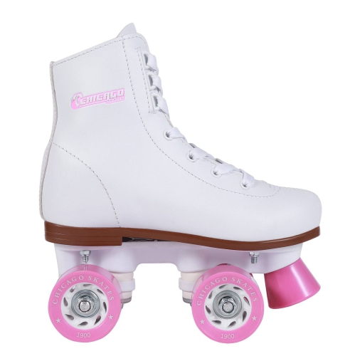 Chicago Skates CRS190004 Girls Rink Skate Size 4 - White