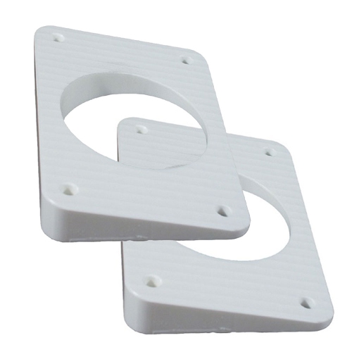 TACO MARINE  Wp-150Wha-1 Taco Wedge Plates for Grand Slam Outriggers - In White