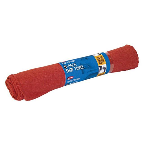 Paquet de 5 serviettes Carrand 40046 Red Shop