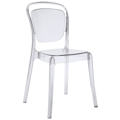 MODWAY  Entreat Dining Side Chair In Clear