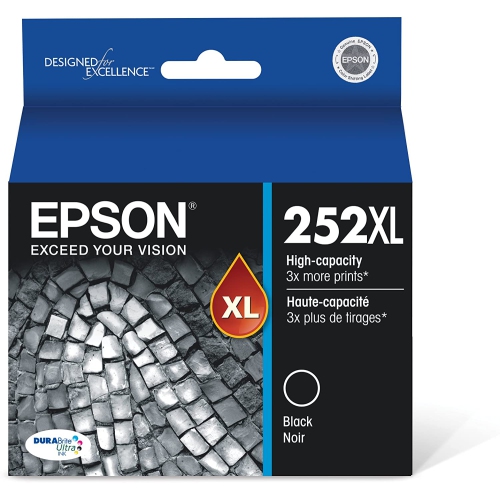 EPSON  252 Blk Ink Cart Large Cap - Snsr