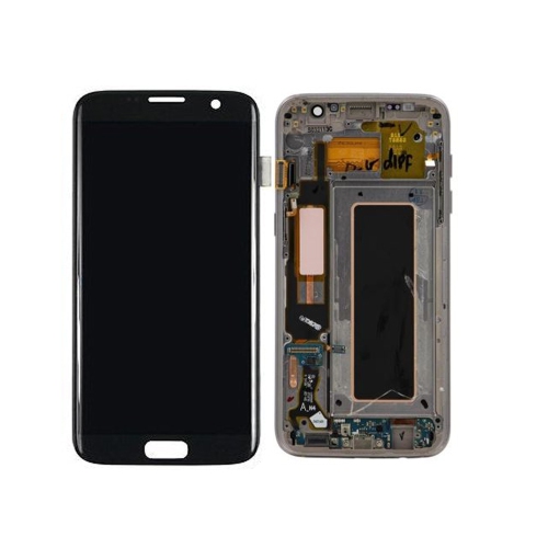 Samsung Galaxy S7 Edge G935W8 LCD Digitizer Assembly Replacement With Frame - Black
