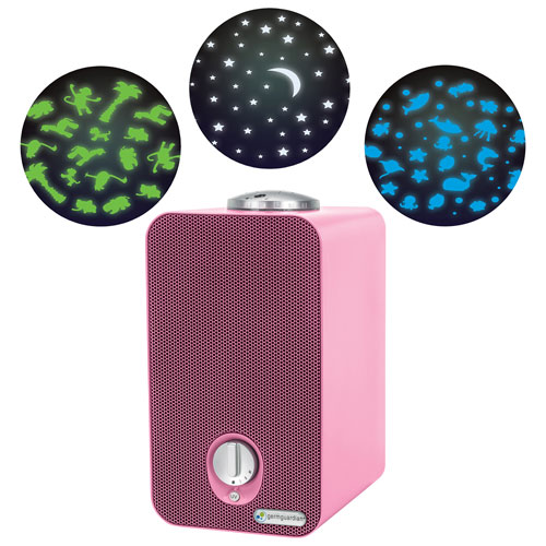 GermGuardian 4-in-1 Kid-Friendly Air Purifier with HEPA Filter & Projector - Pink