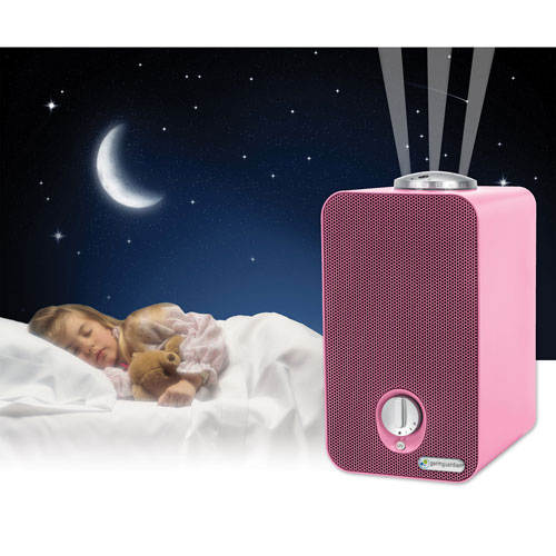 GermGuardian 4-in-1 Kid-Friendly Air Purifier with HEPA Filter & Projector - Pink